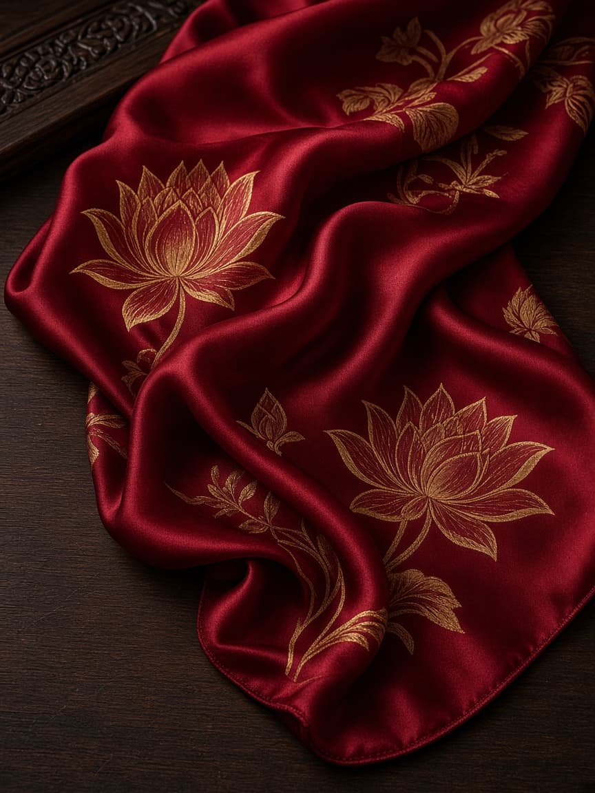 Crimson Lotus still life